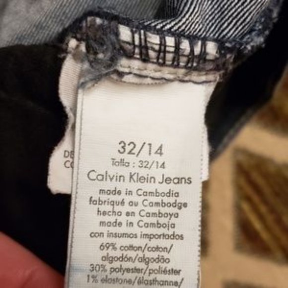 CALVIN KLEIN low rise baby boot cut 32/14 - Picture 6 of 7